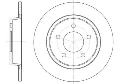 Тормозной диск WOKING купить