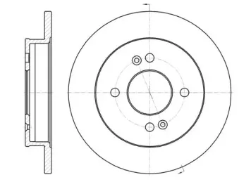 Тормозной диск WOKING купить