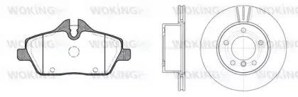 Комплект тормозов, дисковый тормозной механизм WOKING купить