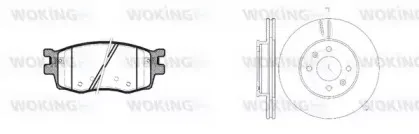 Комплект тормозов, дисковый тормозной механизм WOKING купить