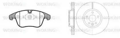 Комплект тормозов, дисковый тормозной механизм WOKING купить