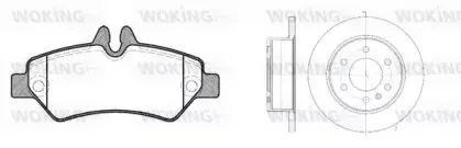 Комплект тормозов, дисковый тормозной механизм WOKING купить