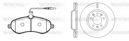 Комплект тормозов, дисковый тормозной механизм WOKING купить