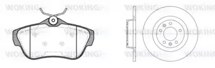 Комплект тормозов, дисковый тормозной механизм WOKING купить