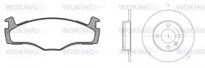 Комплект тормозов, дисковый тормозной механизм WOKING купить