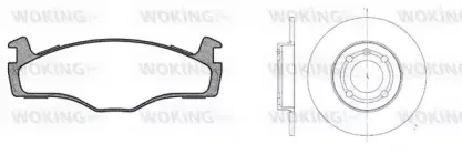 Комплект тормозов, дисковый тормозной механизм WOKING купить