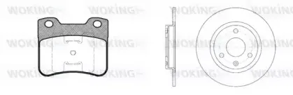 Комплект тормозов, дисковый тормозной механизм WOKING купить