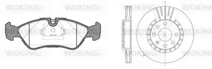Комплект тормозов, дисковый тормозной механизм WOKING купить