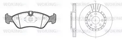 Комплект тормозов, дисковый тормозной механизм WOKING купить