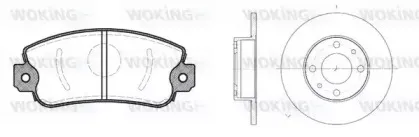 Комплект тормозов, дисковый тормозной механизм WOKING купить