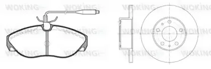 Комплект тормозов, дисковый тормозной механизм WOKING купить