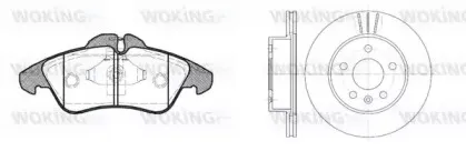 Комплект тормозов, дисковый тормозной механизм WOKING купить