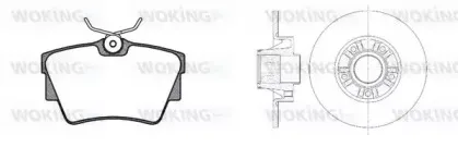 Комплект тормозов, дисковый тормозной механизм WOKING купить