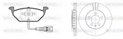 Комплект тормозов, дисковый тормозной механизм WOKING купить