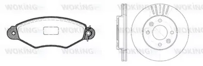 Комплект тормозов, дисковый тормозной механизм WOKING купить