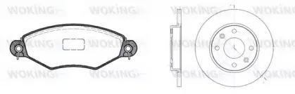 Комплект тормозов, дисковый тормозной механизм WOKING купить