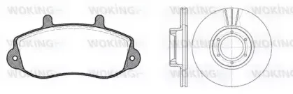 Комплект тормозов, дисковый тормозной механизм WOKING купить