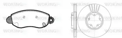 Комплект тормозов, дисковый тормозной механизм WOKING купить