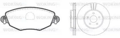 Комплект тормозов, дисковый тормозной механизм WOKING купить