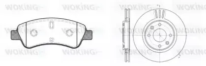 Комплект тормозов, дисковый тормозной механизм WOKING купить