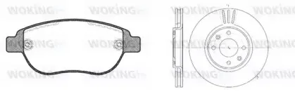 Комплект тормозов, дисковый тормозной механизм WOKING купить
