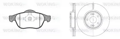 Комплект тормозов, дисковый тормозной механизм WOKING купить