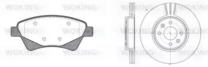 Комплект тормозов, дисковый тормозной механизм WOKING купить