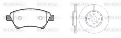 Комплект тормозов, дисковый тормозной механизм WOKING купить