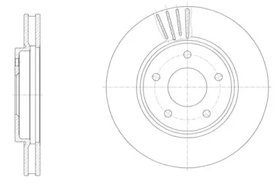 Тормозной диск WOKING купить