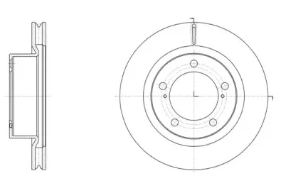 Тормозной диск WOKING купить