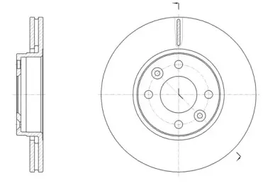 Тормозной диск WOKING купить