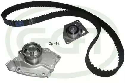 Водяной насос + комплект зубчатого ремня GGT купить