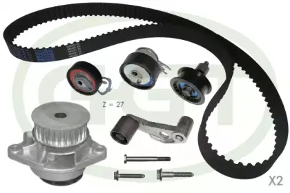 Водяной насос + комплект зубчатого ремня GGT купить