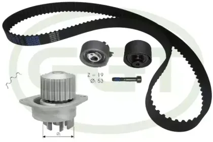Водяной насос + комплект зубчатого ремня GGT купить