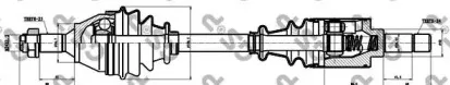 Приводной вал GSP купить