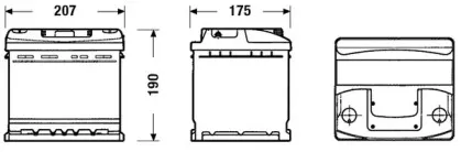 Стартерная аккумуляторная батарея CENTRA купить