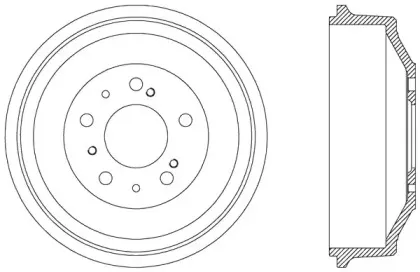 Тормозной барабан OPEN PARTS купить