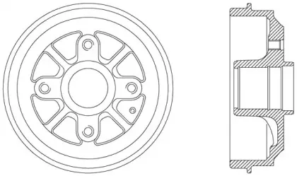 Тормозной барабан OPEN PARTS купить