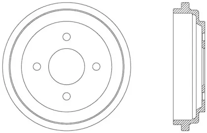 Тормозной барабан OPEN PARTS купить