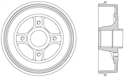 Тормозной барабан OPEN PARTS купить