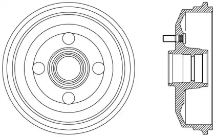 Тормозной барабан OPEN PARTS купить