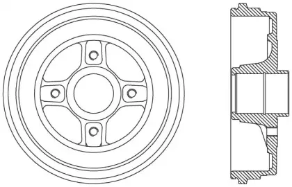 Тормозной барабан OPEN PARTS купить