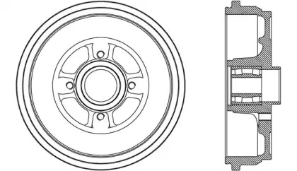 Тормозной барабан OPEN PARTS купить