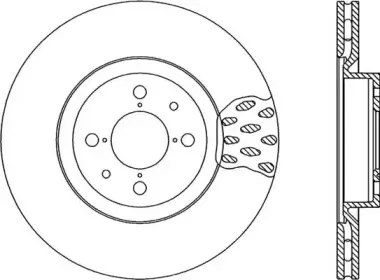 Тормозной диск OPEN PARTS купить