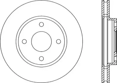 Тормозной диск OPEN PARTS купить