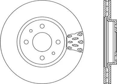Тормозной диск OPEN PARTS купить