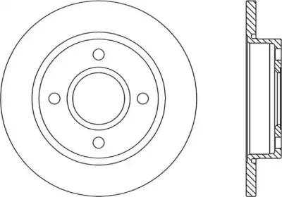 Тормозной диск OPEN PARTS купить