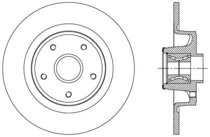 Тормозной диск OPEN PARTS купить