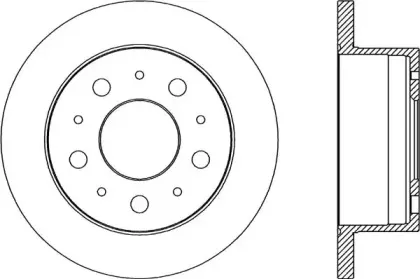 Тормозной диск OPEN PARTS купить