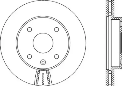 Тормозной диск OPEN PARTS купить